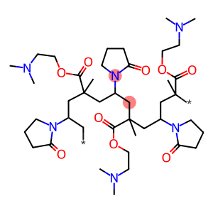poly[(2-ethyldimethylammonioethyl methacrylate ethyl sulfate)-co-(1-vinylpyrrolidone)]