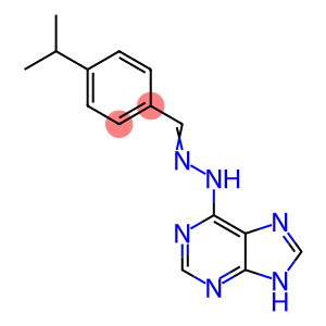 (E)-6-(2-(4-isopropylbenzylidene)hydrazinyl)-9H-purine