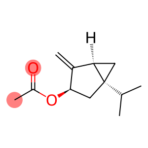 (1alpha,3beta,5alpha)-4-Methylene-1-(1-methylethyl)bicyclo(3.1.0)hexan-3-ol acetate