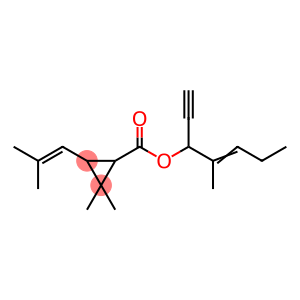[(E)-4-methylhept-4-en-1-yn-3-yl] 2,2-dimethyl-3-(2-methylprop-1-enyl)cyclopropane-1-carboxylate