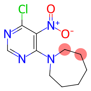 1H-Azepine, 1-(6-chloro-5-nitro-4-pyrimidinyl)hexahydro-