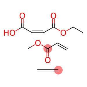 2-Butenedioic acid (Z)-, monoethyl ester, polymer with ethene and methyl 2-propenoate