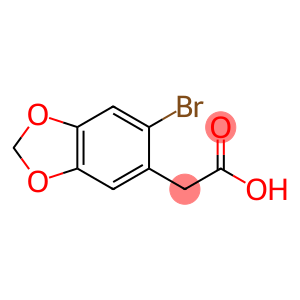 2-(6-Bromo-1,3-dioxaindan-5-yl)acetic acid