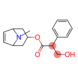 Benzeneacetic acid, α-(hydroxymethyl)-, 8-methyl-8-azabicyclo[3.2.1]oct-6-en-3-yl ester