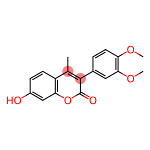 2H-1-Benzopyran-2-one, 3-(3,4-dimethoxyphenyl)-7-hydroxy-4-methyl-