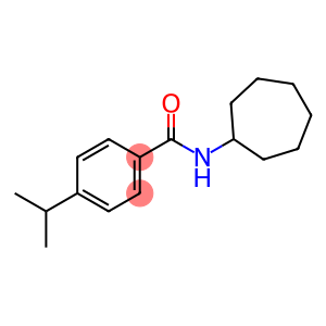Benzamide, N-cycloheptyl-4-(1-methylethyl)- (9CI)