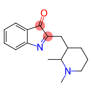 2-[(1,2-dimethylpiperidin-3-yl)methyl]indol-3-one