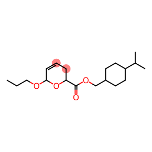 2H-Pyran-2-carboxylic acid, 3,6-dihydro-6-propoxy-, [4-(1-methylethyl)cyclohexyl]methyl ester