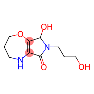 6H-Pyrrolo[3,4-b][1,4]oxazepin-6-one, 2,3,4,5,7,8-hexahydro-8-hydroxy-7-(3-hydroxypropyl)-