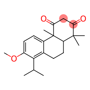 4a,9,10,10a-Tetrahydro-7-methoxy-1,1,4a-trimethyl-8-(1-methylethyl)-2,4(1H,3H)-phenanthrenedione