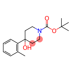 1-Piperidinecarboxylic acid, 4-hydroxy-4-(2-methylphenyl)-, 1,1-dimethylethyl ester