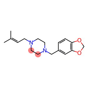 1-(3-Methyl-2-butenyl)-4-(3,4-methylenedioxybenzyl)piperazine
