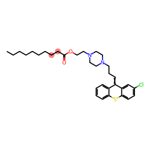 Decanoic acid 2-[4-[3-(2-chloro-9H-thioxanthen-9-ylidene)propyl]-1-piperazinyl]ethyl ester