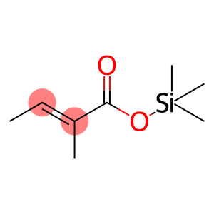 2-Methylcrotonic acid trimethylsilyl ester
