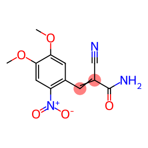 2-cyano-3-(4,5-dimethoxy-2-nitrophenyl)acrylamide