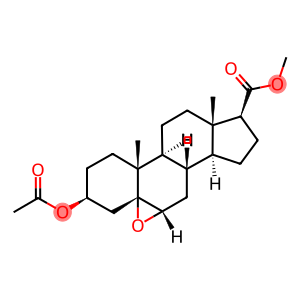 Androstane-17-carboxylic acid, 3-(acetyloxy)-5,6-epoxy-, methyl ester, (3β,5α,6α,17β)- (9CI)