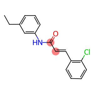 3-(2-chlorophenyl)-N-(3-ethylphenyl)acrylamide