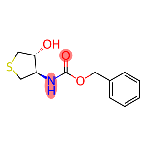 Carbamic acid, (tetrahydro-4-hydroxy-3-thienyl)-, phenylmethyl ester, trans- (9CI)
