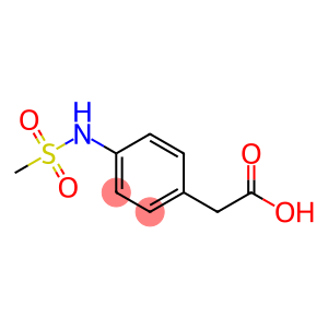 4-[(Methylsulfonyl)amino]benzeneacetic acid
