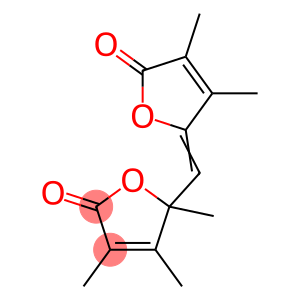 5-[[3,4-Dimethyl-5-oxofuran-2(5H)-ylidene]methyl]-3,4,5-trimethyl-2(5H)-furanone