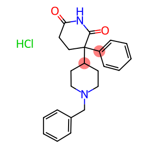 dl-1-benzyl-4-(2,6-dioxo-3-phenyl-3-piperidyl)piperidinehydrochloride