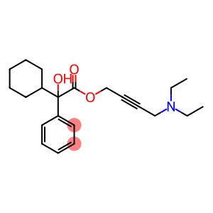 Benzeneacetic acid, alpha-cyclohexyl-alpha-hydroxy-, 4-(diethylamino)-2-butynyl ester