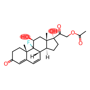 Pregna-4,6-diene-3,20-dione, 21-(acetyloxy)-9-fluoro-11,17-dihydroxy-, (11β)- (9CI)