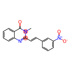 3-methyl-2-[(E)-2-(3-nitrophenyl)ethenyl]quinazolin-4(3H)-one