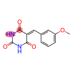 2,4,6(1H,3H,5H)-Pyrimidinetrione, 5-[(3-methoxyphenyl)methylene]-