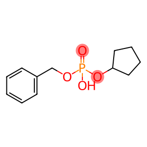 Phosphoric acid, monocyclopentyl mono(phenylmethyl) ester