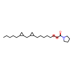 1-[8-[2-[(2-Pentylcyclopropyl)methyl]cyclopropyl]octanoyl]pyrrolidine