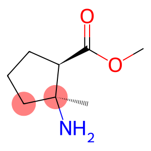 Cyclopentanecarboxylic acid, 2-amino-2-methyl-, methyl ester, (1R,2S)- (9CI)