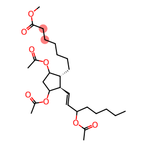 Prost-13-en-1-oic acid, 9,11,15-tris(acetyloxy)-, methyl ester, (9α,11α,13E,15S)- (9CI)
