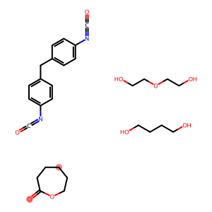 2-氧杂环庚酮、1,4-丁二醇、1,1'-亚甲基-双-[4-异氰酸酯根合苯]和2,2'-二乙醇醚的聚合物