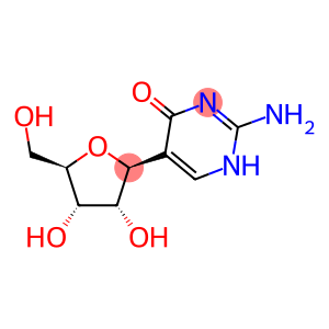 2-Amino-5-β-D-ribofuranosylpyrimidin-4(1H)-one