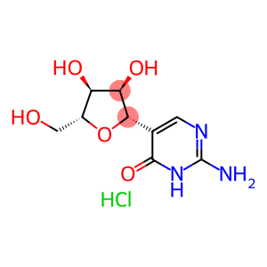 2-氨基-5-BETA-D-呋喃核糖基-4(1H)-嘧啶酮盐酸盐