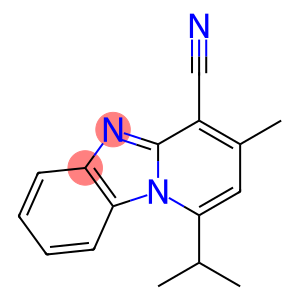3-METHYL-1-(1-METHYLETHYL)-PYRIDO[1,2-A]BENZIMIDAZOLE-4-CARBONITRILE