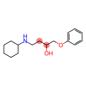 2-Butanol, 4-(cyclohexylamino)-1-phenoxy-