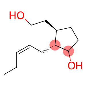Cyclopentaneethanol, 3-hydroxy-2-(2Z)-2-pentenyl-, (1R,2R)-rel- (9CI)
