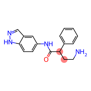 Benzeneacetamide, α-(2-aminoethyl)-N-1H-indazol-5-yl-