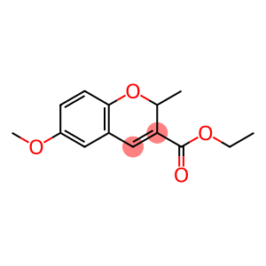2H-1-Benzopyran-3-carboxylic acid, 6-methoxy-2-methyl-, ethyl ester