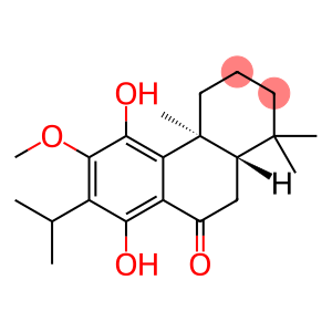 9(1H)-Phenanthrenone, 2,3,4,4a,10,10a-hexahydro-5,8-dihydroxy-6-methoxy-1,1,4a-trimethyl-7-(1-methylethyl)-, (4aS,10aS)-