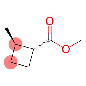 Cyclobutanecarboxylic acid, 2-methyl-, methyl ester, (1R,2R)-rel-