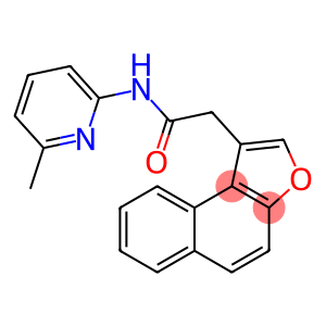 Naphtho[2,1-b]furan-1-acetamide, N-(6-methyl-2-pyridinyl)-