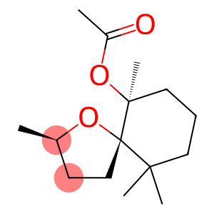 1-Oxaspiro4.5decan-6-ol, 2,6,10,10-tetramethyl-, acetate, (2R,5S,6S)-rel-