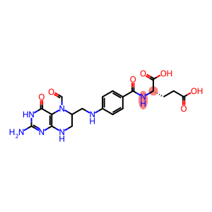 N-(4-{[(2-amino-5-formyl-4-oxo-1,4,5,6,7,8-hexahydropteridin-6-yl)methyl]amino}benzoyl)-L-glutamic acid