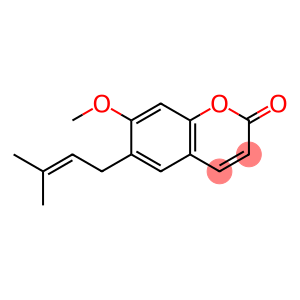 7-methoxy-6-(3-methylbut-2-enyl)chromen-2-one