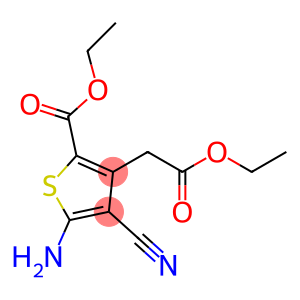 5-氨基-4-氰基-3-(2-乙氧基-2-羧甲基)-2-噻吩甲酸乙酯,雷尼酸锶第二部中间体