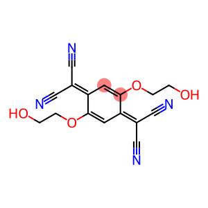 1,4-Bis(dicyanomethylene)-2,5-bis(2-hydroxyethoxy)-2,5-cyclohexadiene7,7,8,8-Tetracyano-2,5-bis(2-hydroxyethoxy)quinodimethane