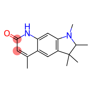 7H-Pyrrolo(3,2-G)quinolin-7-one, 1,2,3,8-tetrahydro-1,2,3,3,5-pentamethyl-